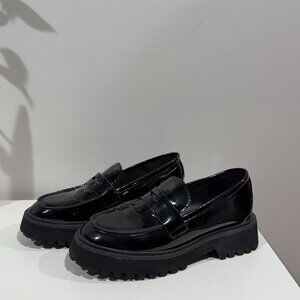 Chunky Patent Leather Loafers